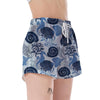 Ocean Pattern Print Women's Shorts-grizzshop