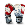 Ocean Wave Japanese Print Boxing Gloves-grizzshop