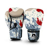 Ocean Wave Japanese Print Boxing Gloves-grizzshop