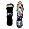 Ocean Wave Japanese Print Muay Thai Shin Guards-grizzshop