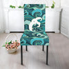 Ocean Wave Pattern Print Chair Cover-grizzshop