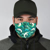 Ocean Wave Pattern Print Face Mask-grizzshop