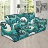 Ocean Wave Pattern Print Sofa Covers-grizzshop