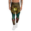 Octopus And Diving Helmet Print Men's Leggings-grizzshop