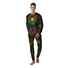 Octopus And Diving Helmet Print Men's Pajamas-grizzshop