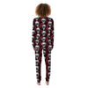 Octopus Skull Red Print Pattern Women's Pajamas-grizzshop