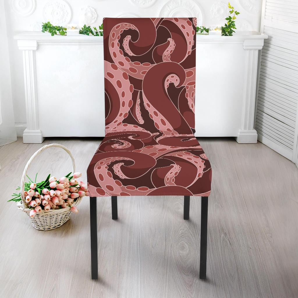 Octopus Squid Tentacle Pattern Print Chair Cover-grizzshop