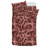 Octopus Squid Tentacle Pattern Print Duvet Cover Bedding Set-grizzshop