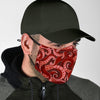 Octopus Squid Tentacle Pattern Print Face Mask-grizzshop