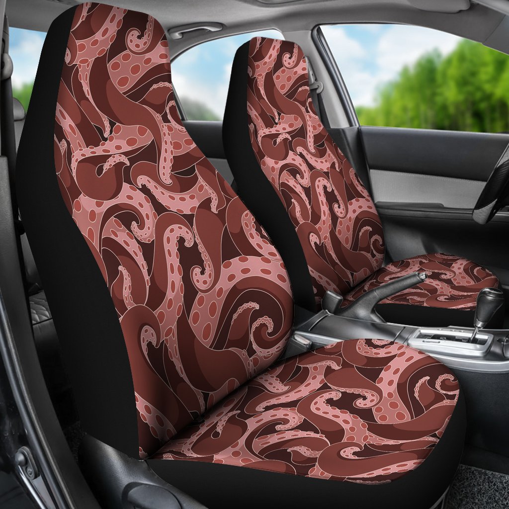 Octopus Squid Tentacle Pattern Print Universal Fit Car Seat Cover-grizzshop