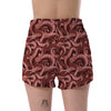 Octopus Squid Tentacle Pattern Print Women's Shorts-grizzshop