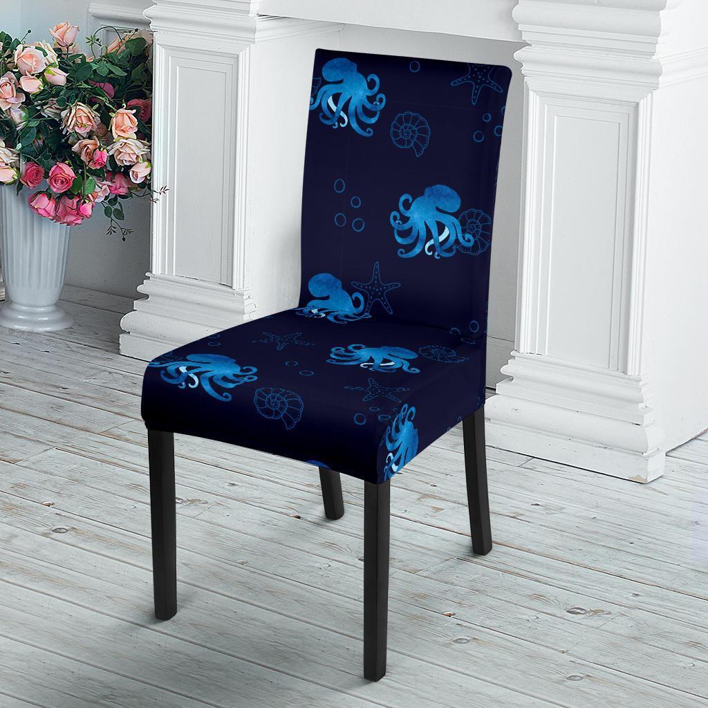 Octopus Squid Tentacle Print Pattern Chair Cover-grizzshop