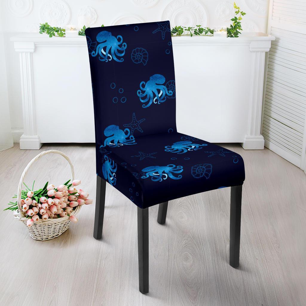 Octopus Squid Tentacle Print Pattern Chair Cover-grizzshop