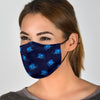 Octopus Squid Tentacle Print Pattern Face Mask-grizzshop