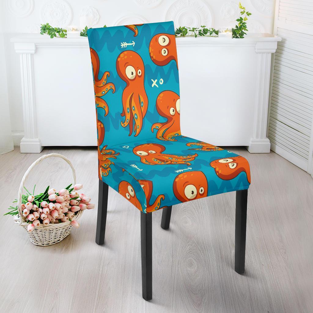 Octopus Tentacle Squid Pattern Print Chair Cover-grizzshop