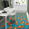 Octopus Tentacle Squid Pattern Print Floor Mat-grizzshop