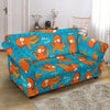 Octopus Tentacle Squid Pattern Print Loveseat Cover-grizzshop