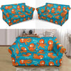 Octopus Tentacle Squid Pattern Print Loveseat Cover-grizzshop