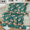 Octopus Tentacle Squid Print Pattern Blanket-grizzshop