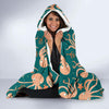 Octopus Tentacle Squid Print Pattern Hooded Blanket-grizzshop