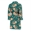 Octopus Tentacle Squid Print Pattern Men Long Robe-grizzshop