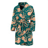 Octopus Tentacle Squid Print Pattern Men Long Robe-grizzshop