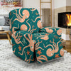 Octopus Tentacle Squid Print Pattern Recliner Cover-grizzshop