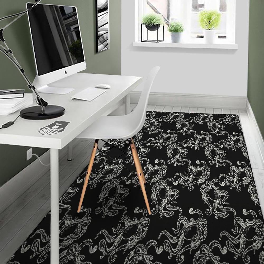 Octopus Tentacles Print Pattern Floor Mat-grizzshop