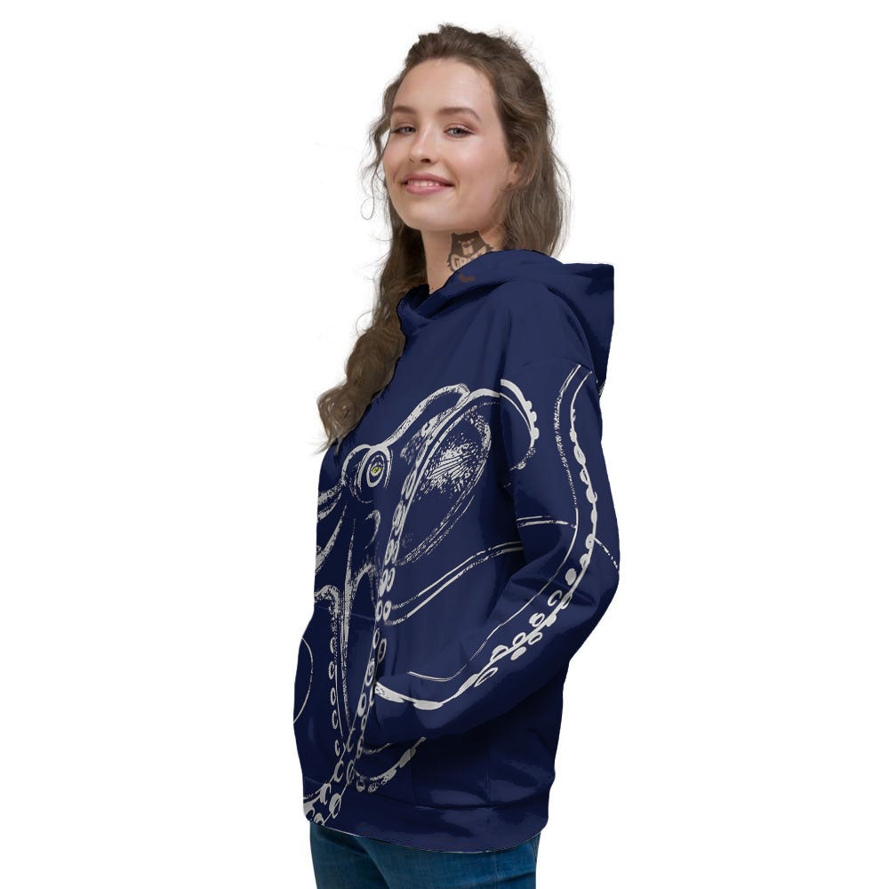 Octopus Tentacles Print Women's Hoodie-grizzshop