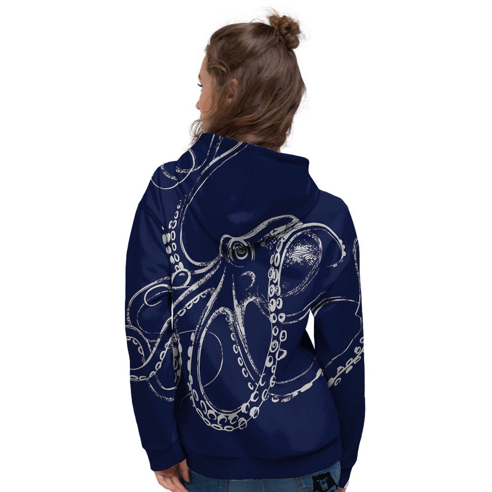 Octopus Tentacles Print Women's Hoodie-grizzshop