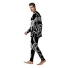 Octopus Tentacles White And Black Print Men's Pajamas-grizzshop