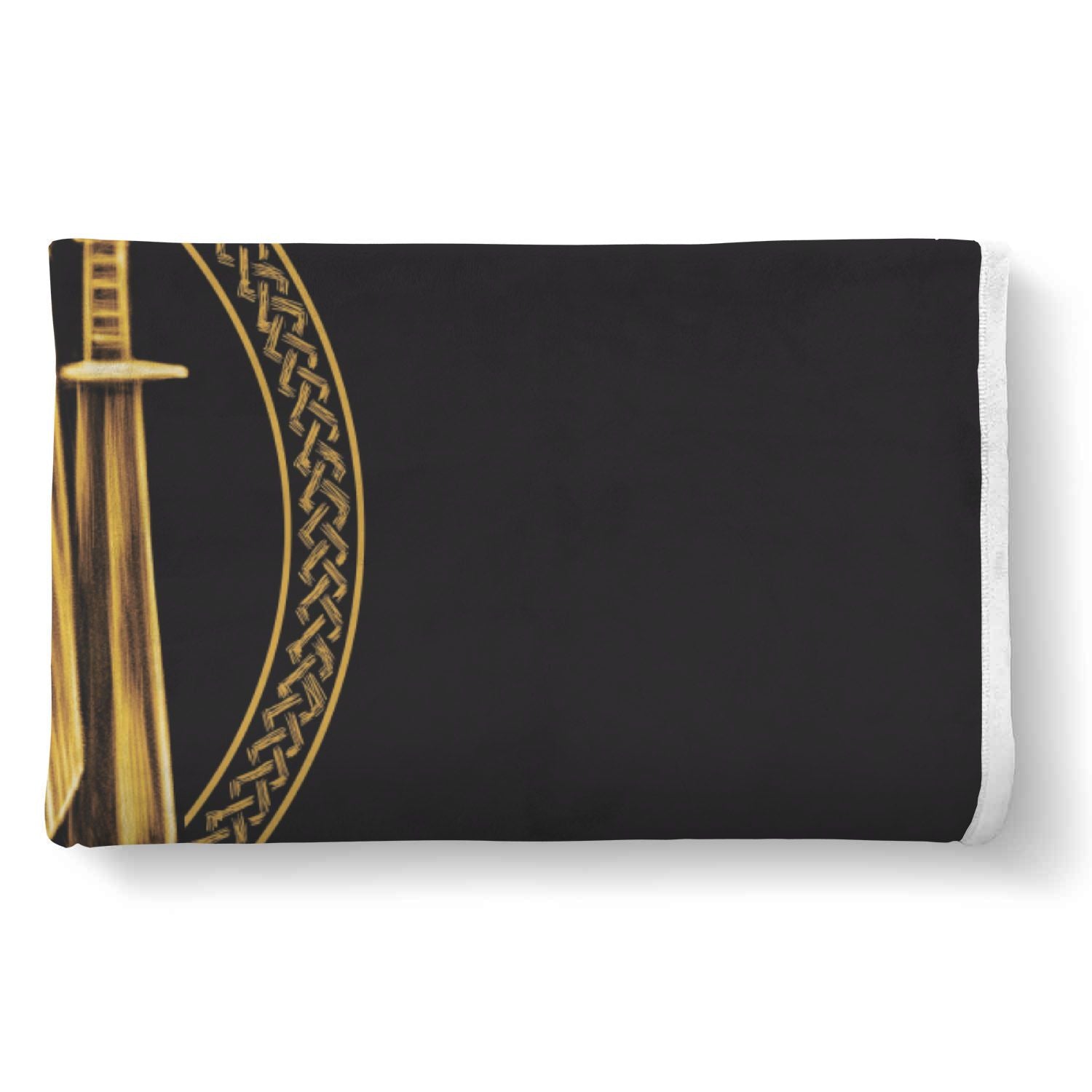 Odin Viking Sword Raven Print Throw Blanket-grizzshop