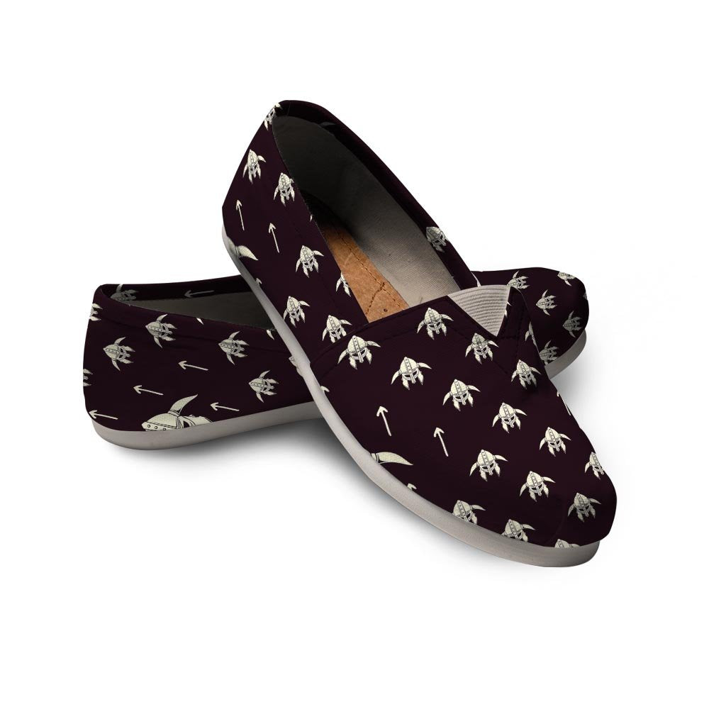 Odin's Mask Viking Canvas Shoes-grizzshop