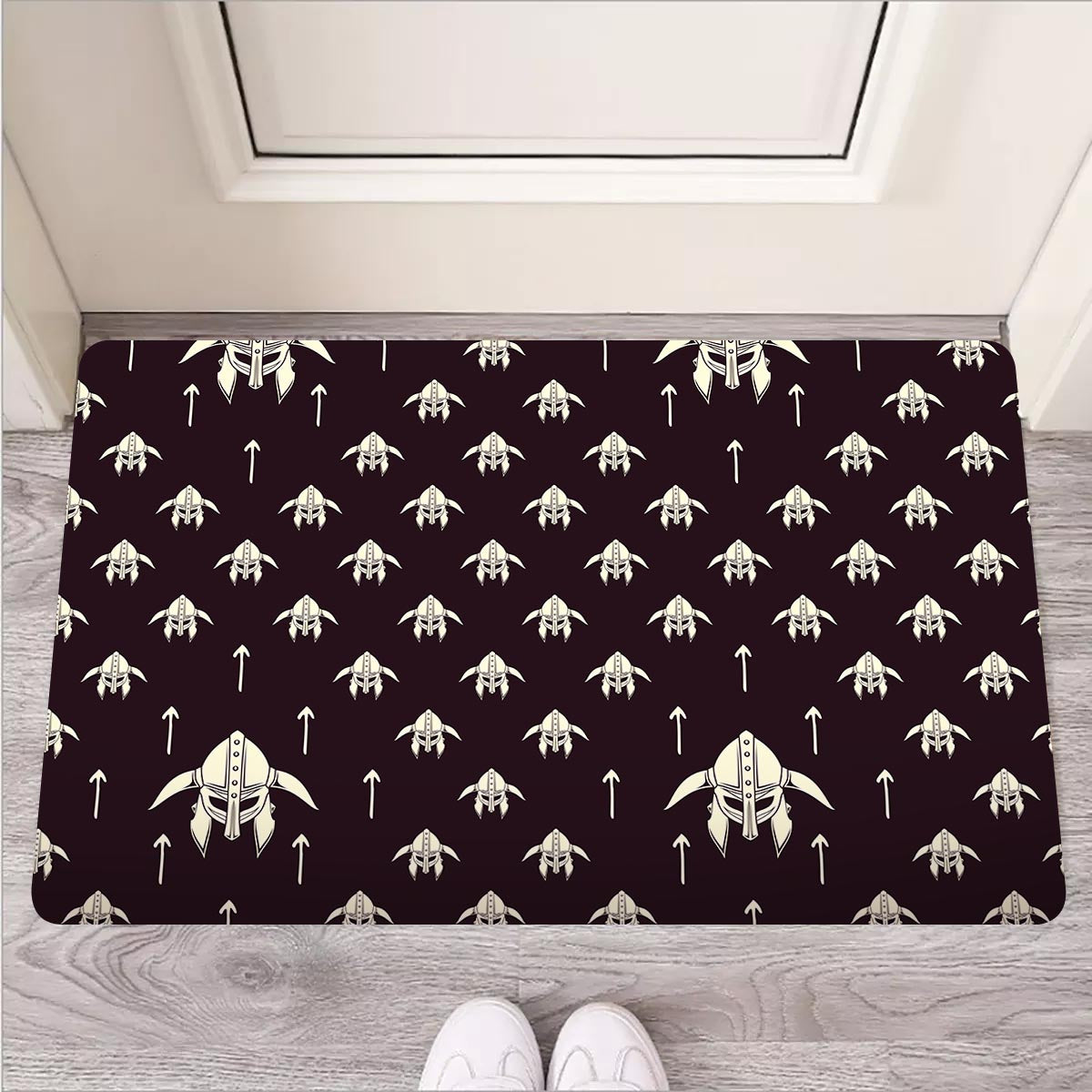 Odin's Mask Viking Door Mat-grizzshop