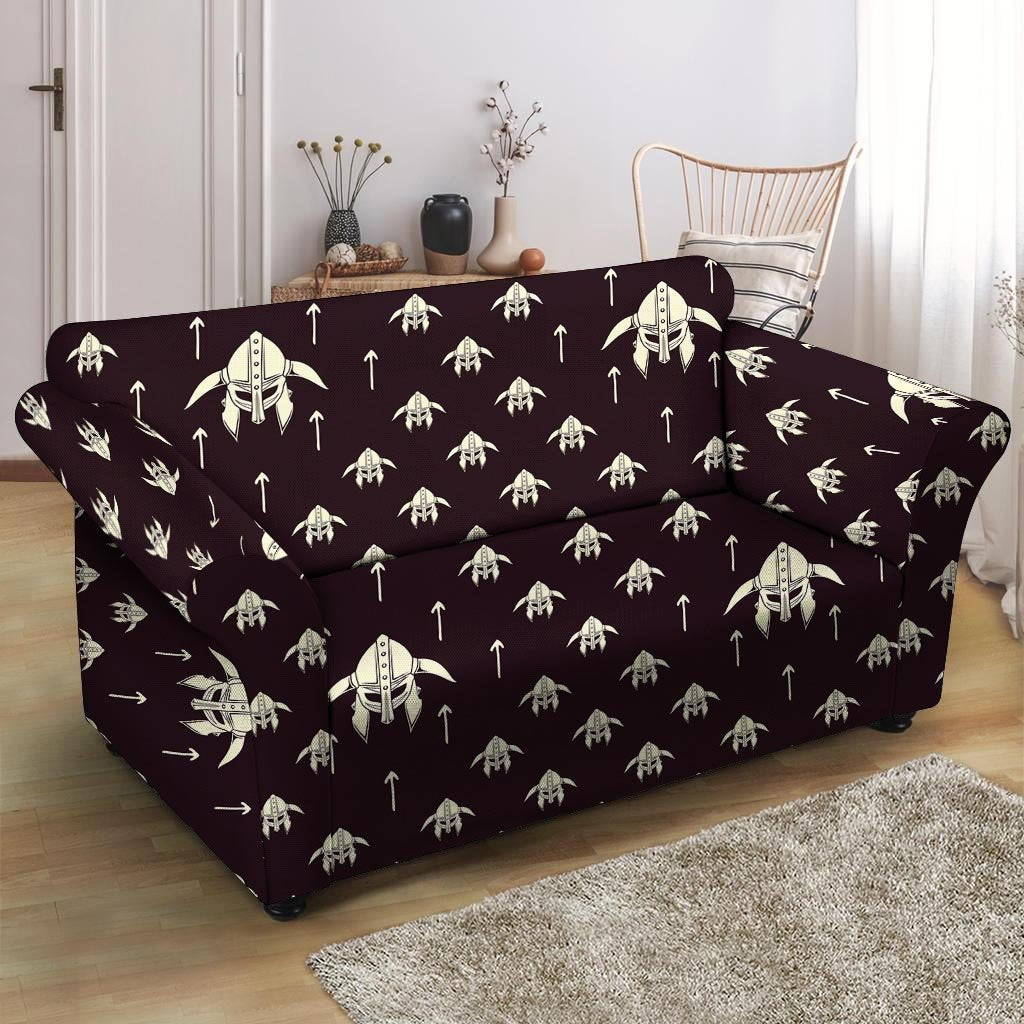 Odin's Mask Viking Loveseat Cover-grizzshop