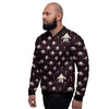 Odin's Mask Viking Men's Bomber Jacket-grizzshop