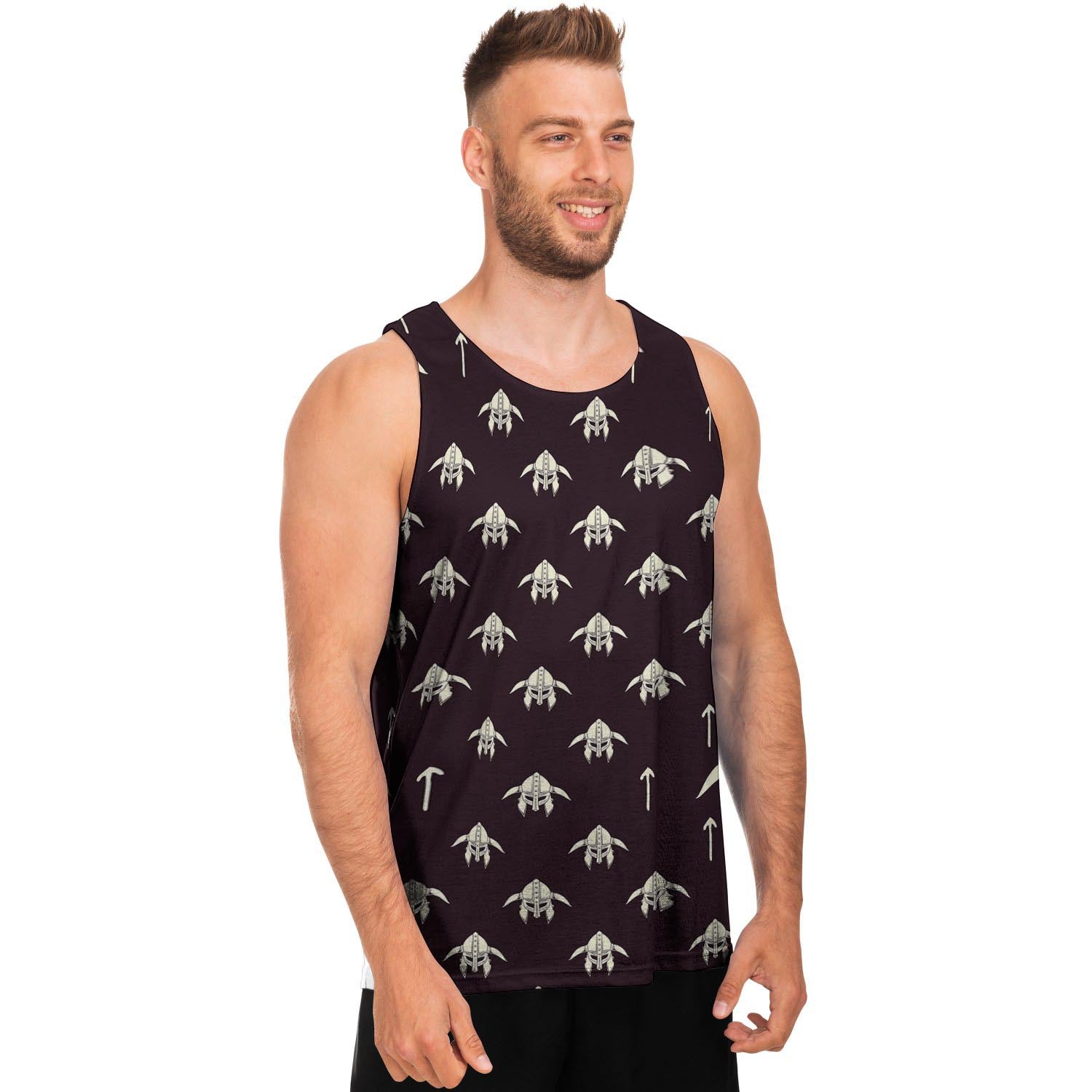Odin's Mask Viking Men's Tank Tops-grizzshop