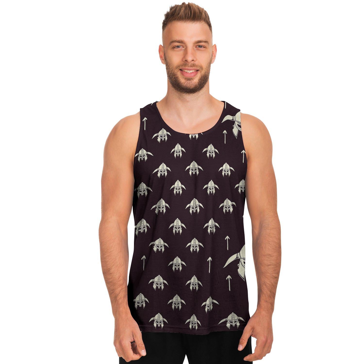 Odin's Mask Viking Men's Tank Tops-grizzshop