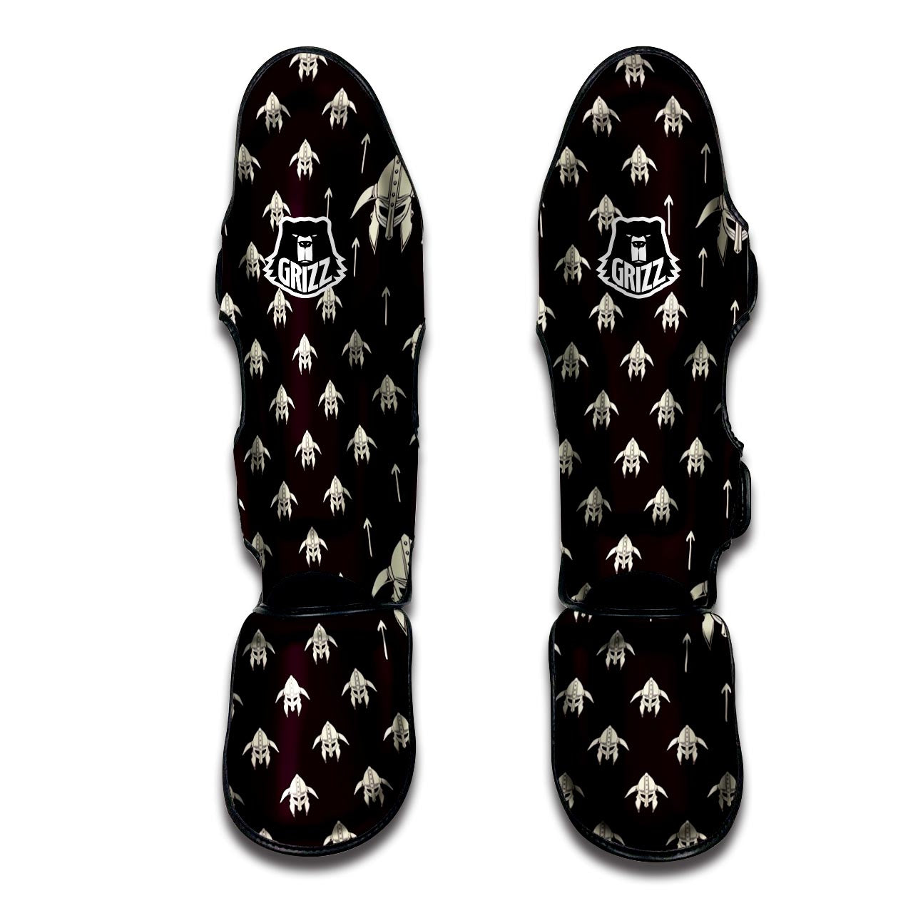 Odin's Mask Viking Muay Thai Shin Guard-grizzshop