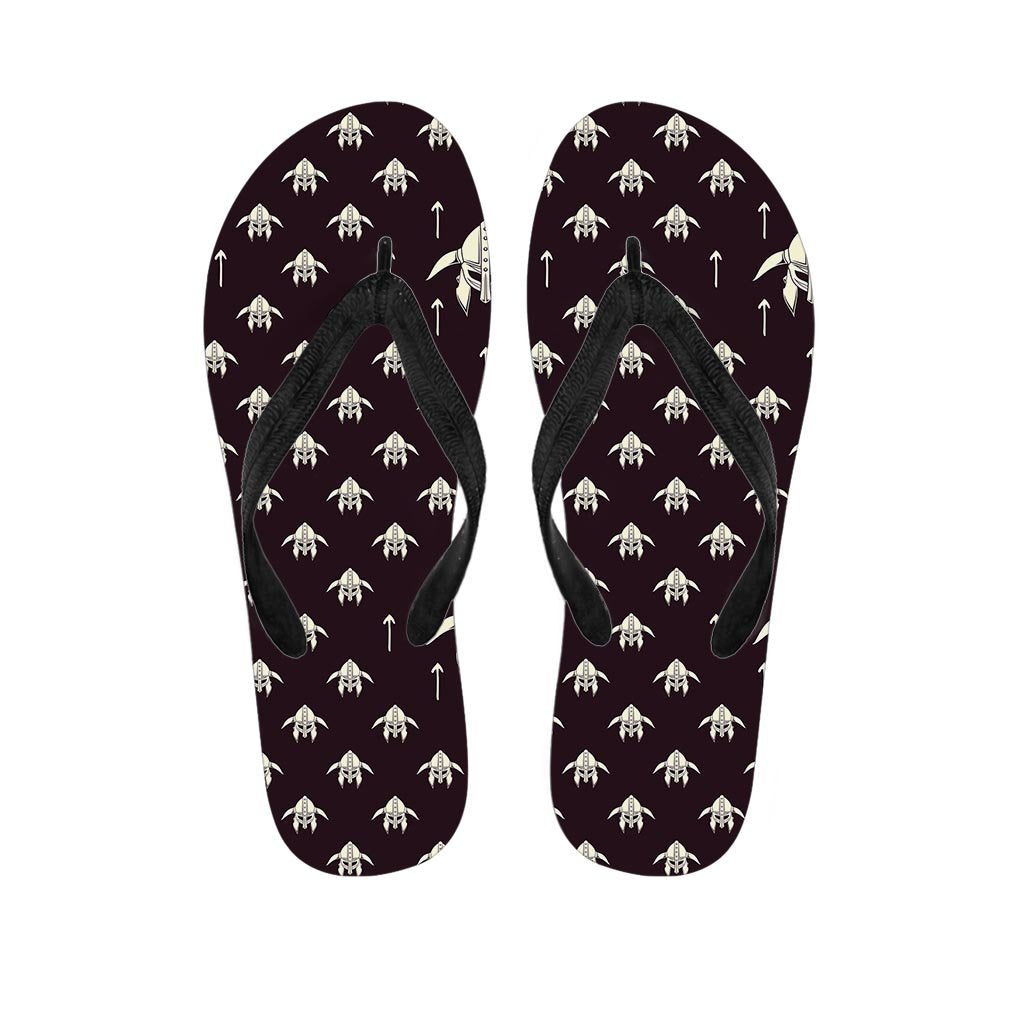 Odin's Mask Viking Women's Flip Flops-grizzshop