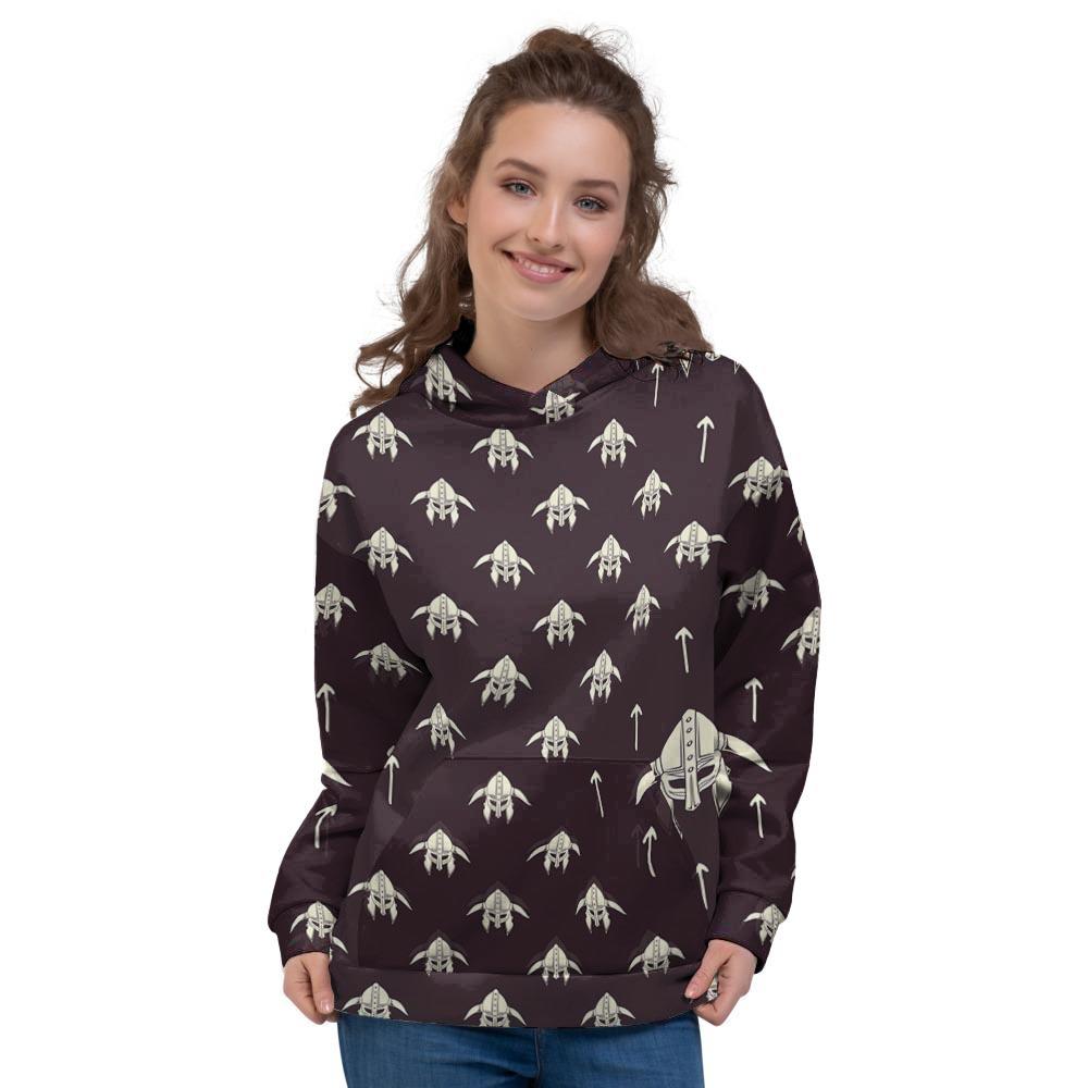 Odin's Mask Viking Women's Hoodie-grizzshop