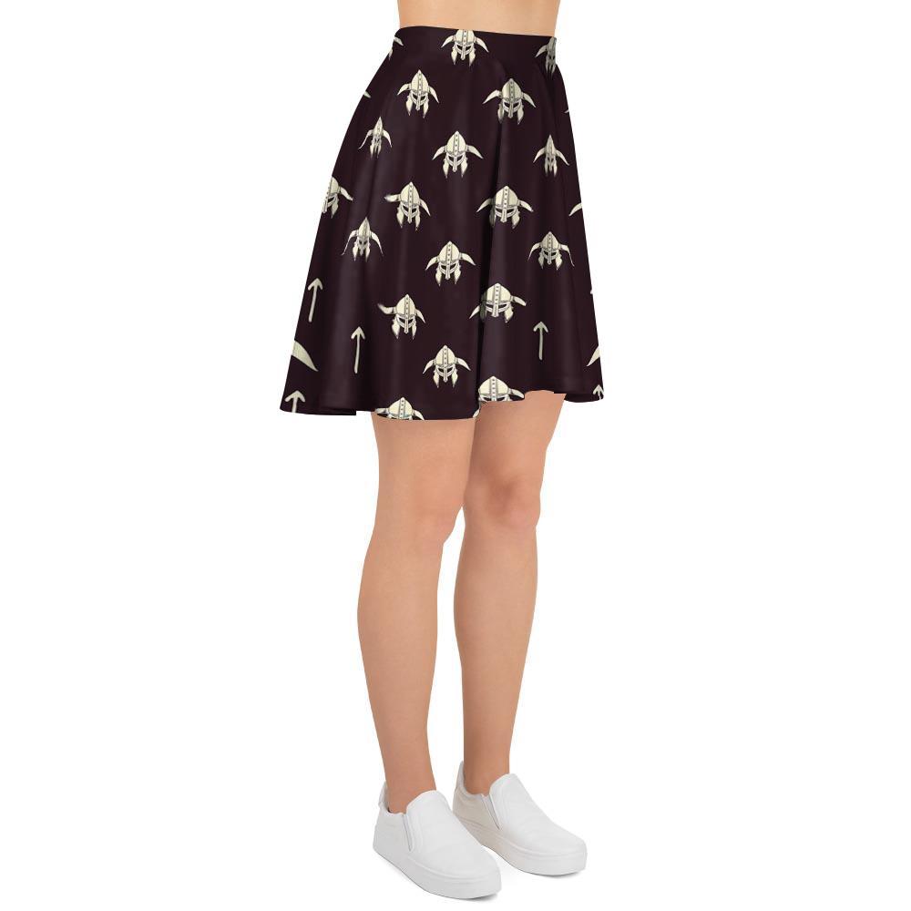 Odin's Mask Viking Women's Skirt-grizzshop