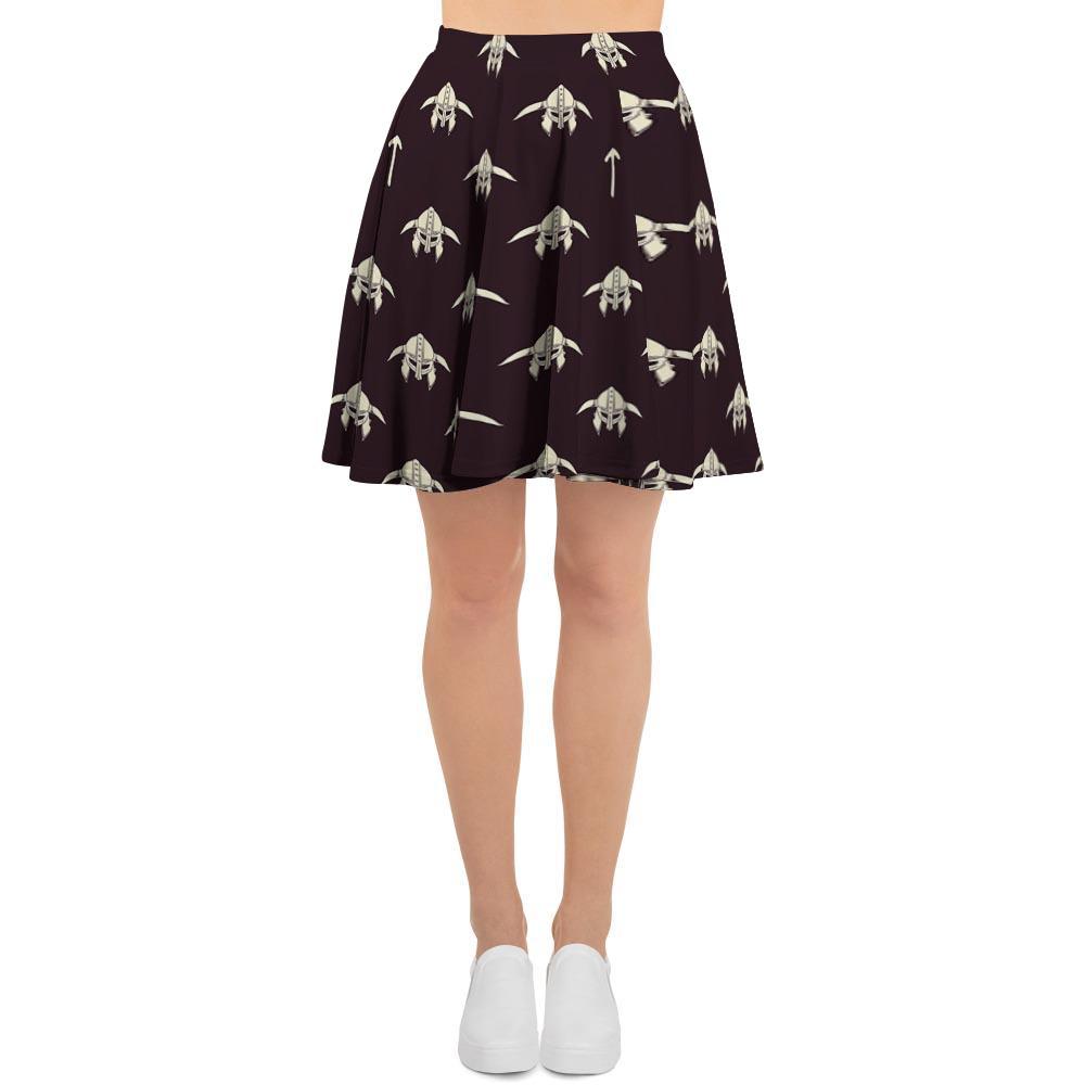 Odin's Mask Viking Women's Skirt-grizzshop
