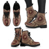 Ohm Mandala Women's Leather Boots-grizzshop