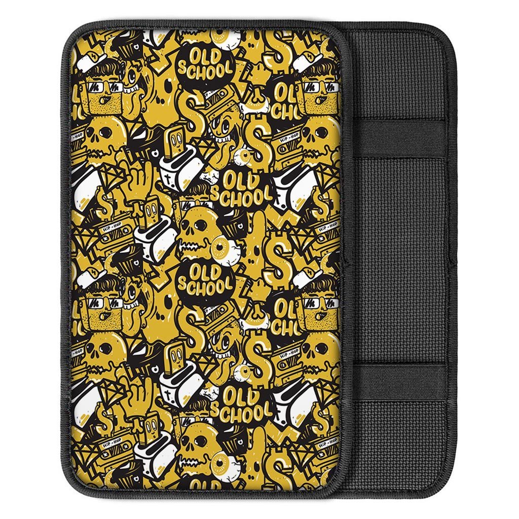 Old School HipHop Print Car Console Cover-grizzshop