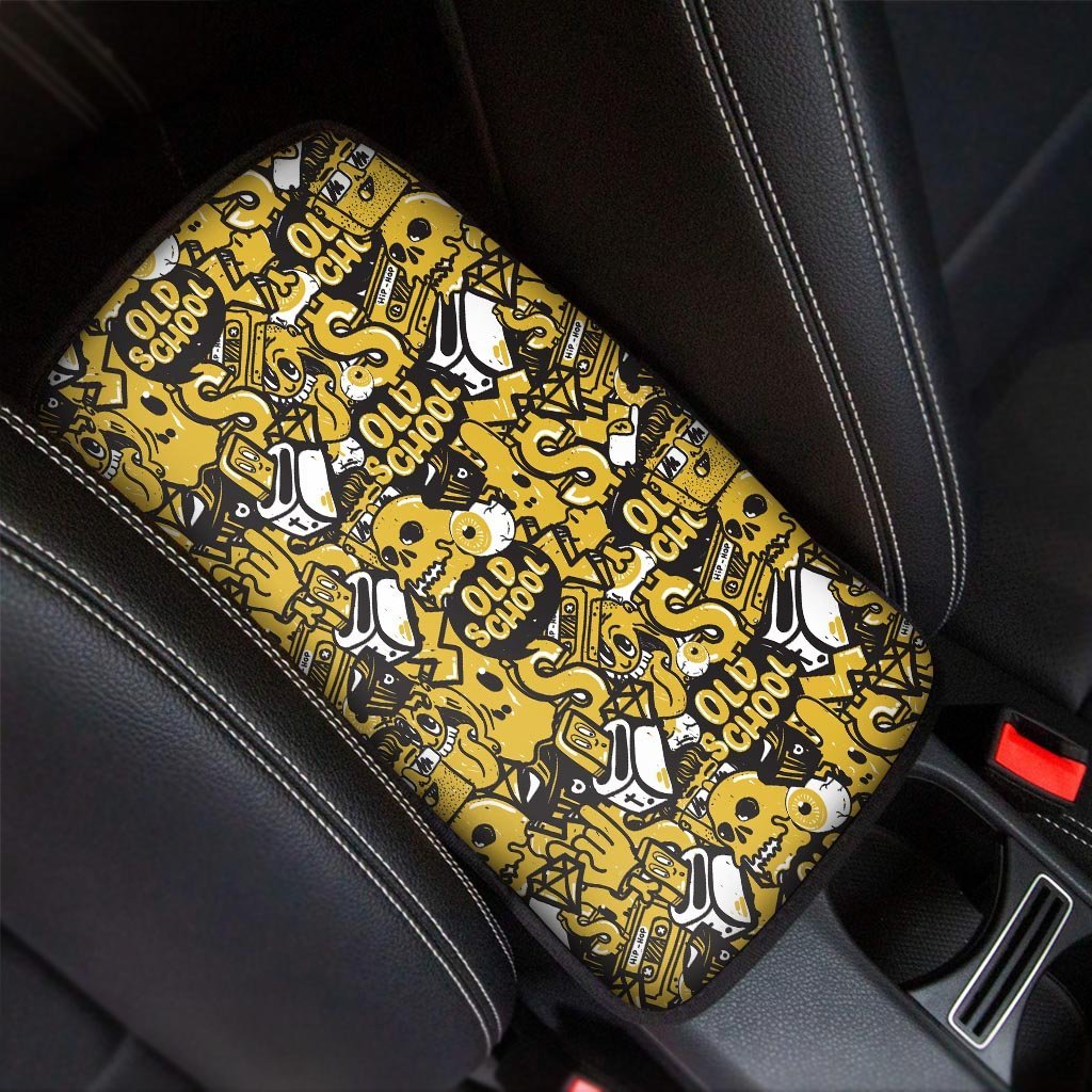 Old School HipHop Print Car Console Cover-grizzshop