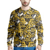 Old School HipHop Print Men's Sweatshirt-grizzshop