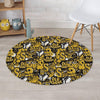 Old School HipHop Print Round Rug-grizzshop