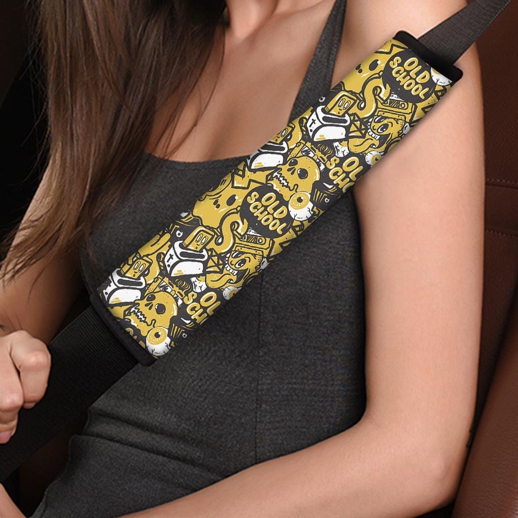 Old School HipHop Print Seat Belt Cover-grizzshop