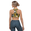 Old School HipHop Print Sports Bra-grizzshop